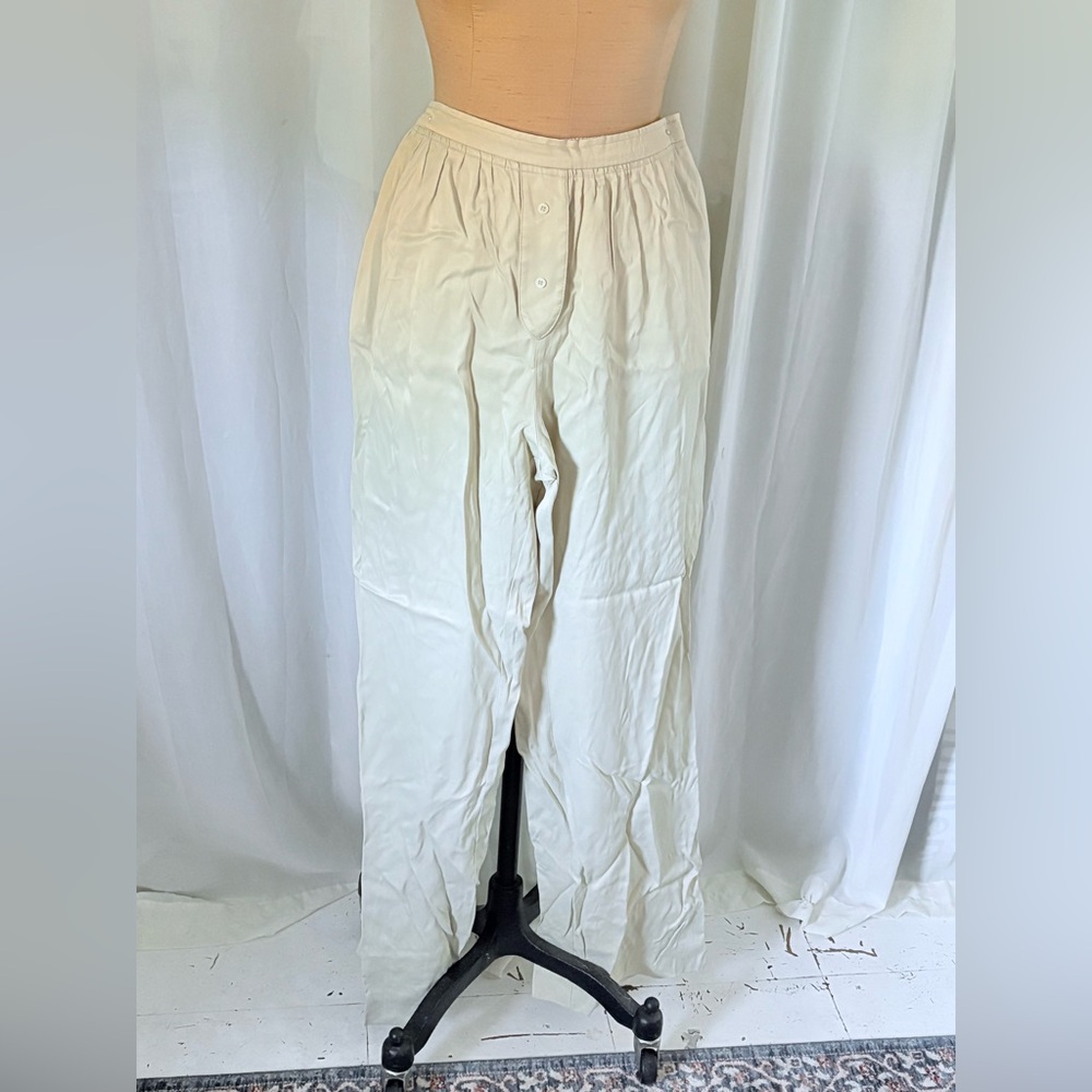 Zara Cream Pleated Pants